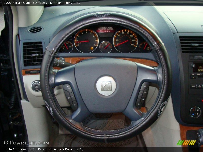Midnight Blue / Gray 2007 Saturn Outlook XR AWD