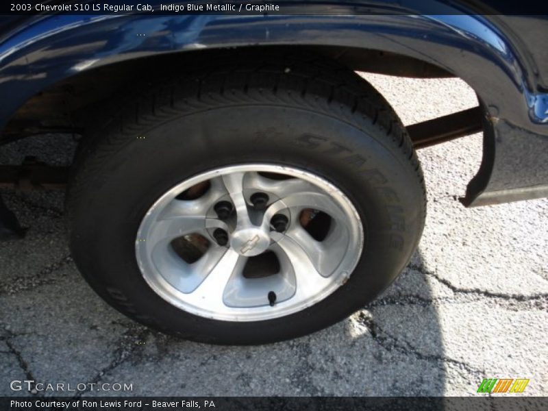 Indigo Blue Metallic / Graphite 2003 Chevrolet S10 LS Regular Cab