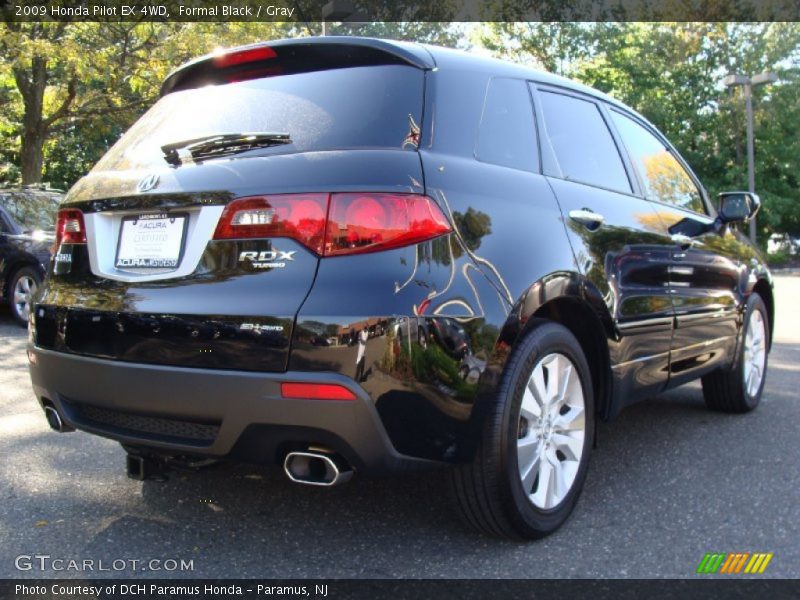 Formal Black / Gray 2009 Honda Pilot EX 4WD
