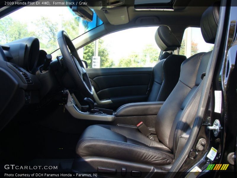 Formal Black / Gray 2009 Honda Pilot EX 4WD