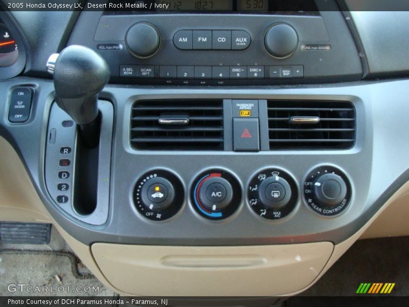Controls of 2005 Odyssey LX