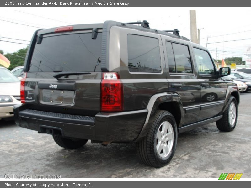 Dark Khaki Pearl / Medium Slate Gray 2006 Jeep Commander 4x4