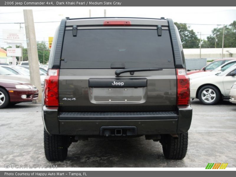 Dark Khaki Pearl / Medium Slate Gray 2006 Jeep Commander 4x4