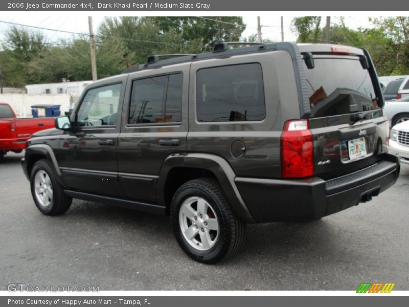 Dark Khaki Pearl / Medium Slate Gray 2006 Jeep Commander 4x4