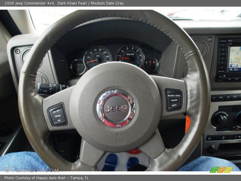 Dark Khaki Pearl / Medium Slate Gray 2006 Jeep Commander 4x4