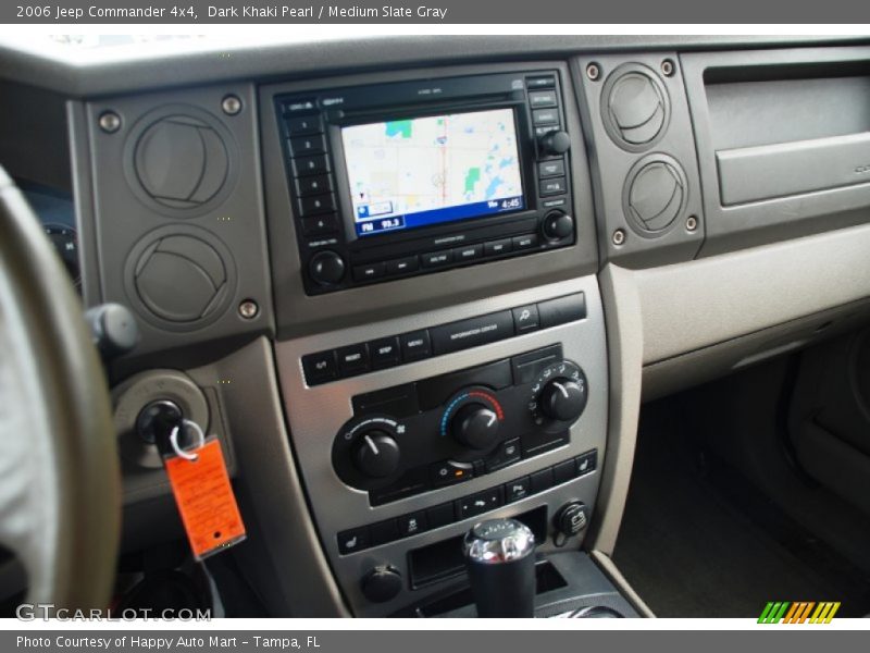 Dark Khaki Pearl / Medium Slate Gray 2006 Jeep Commander 4x4