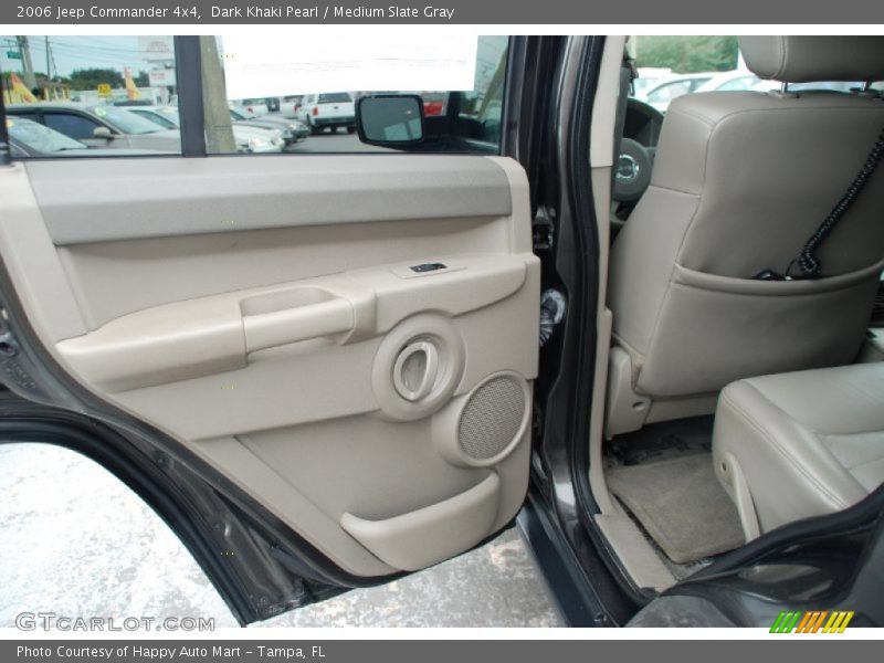 Dark Khaki Pearl / Medium Slate Gray 2006 Jeep Commander 4x4