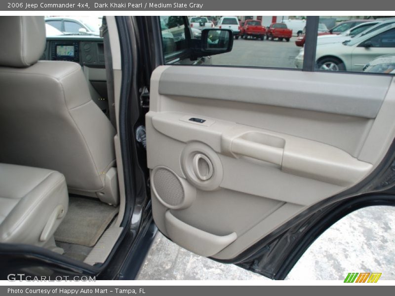 Dark Khaki Pearl / Medium Slate Gray 2006 Jeep Commander 4x4