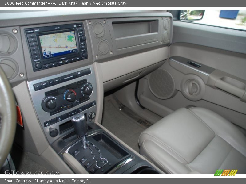 Dark Khaki Pearl / Medium Slate Gray 2006 Jeep Commander 4x4