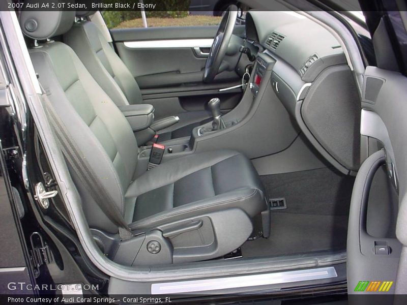 Brilliant Black / Ebony 2007 Audi A4 2.0T Sedan