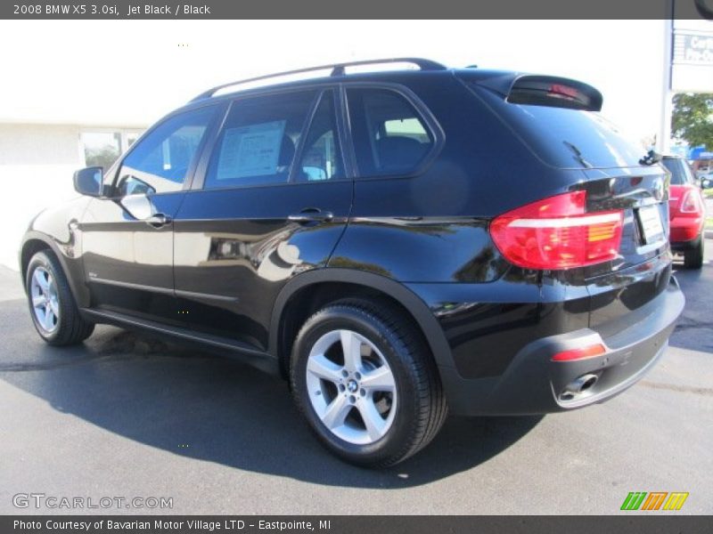 Jet Black / Black 2008 BMW X5 3.0si