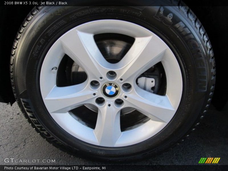 Jet Black / Black 2008 BMW X5 3.0si