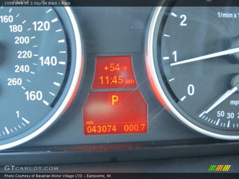 Jet Black / Black 2008 BMW X5 3.0si