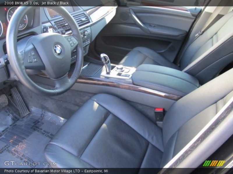 Jet Black / Black 2008 BMW X5 3.0si