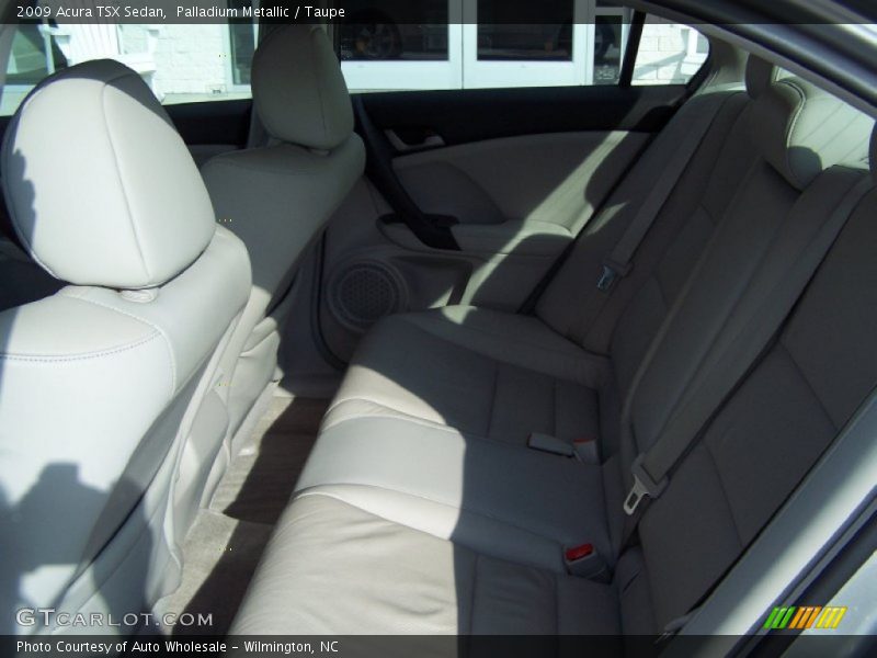Palladium Metallic / Taupe 2009 Acura TSX Sedan