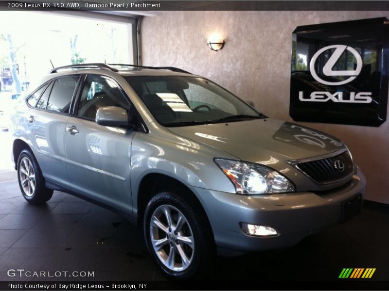 Bamboo Pearl / Parchment 2009 Lexus RX 350 AWD