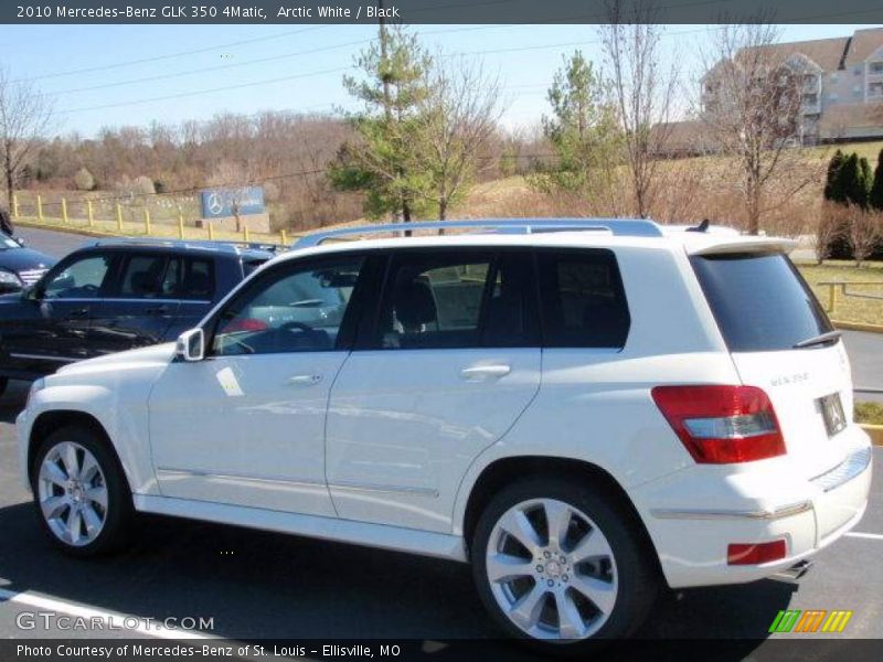 Arctic White / Black 2010 Mercedes-Benz GLK 350 4Matic