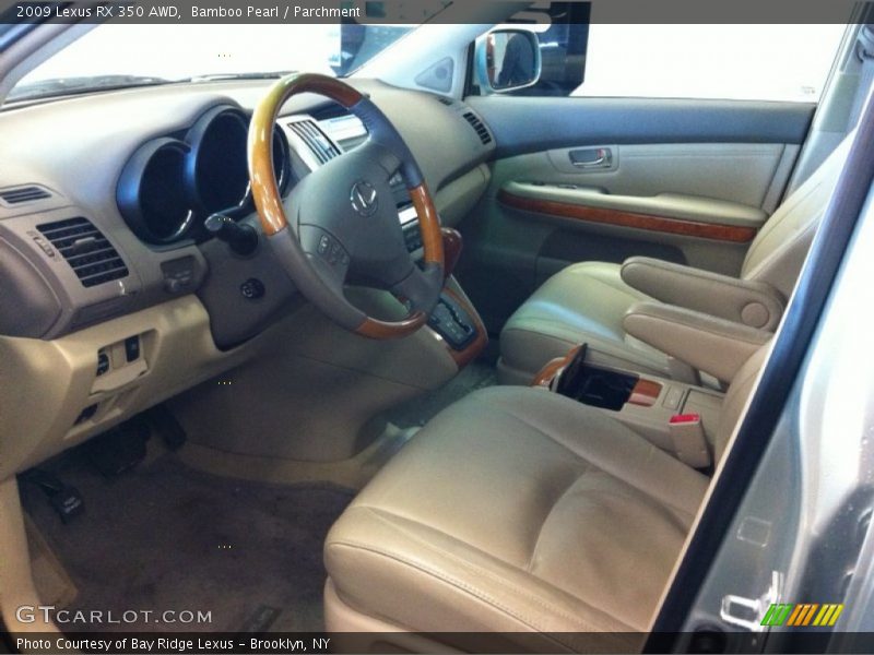 Bamboo Pearl / Parchment 2009 Lexus RX 350 AWD