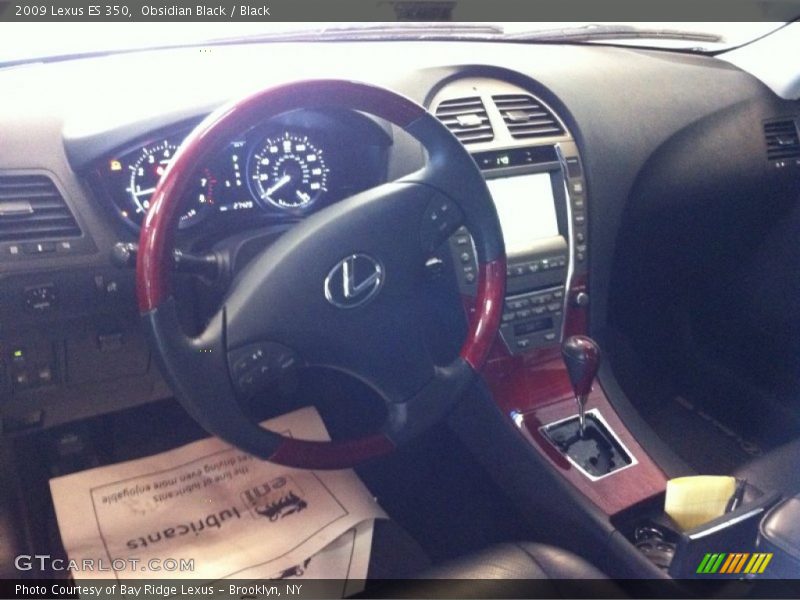 Obsidian Black / Black 2009 Lexus ES 350