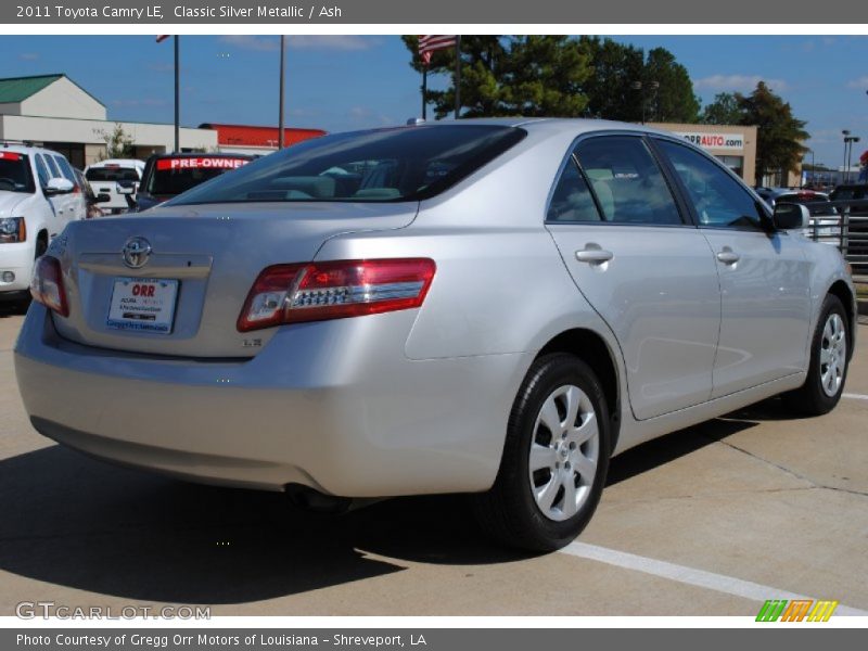 Classic Silver Metallic / Ash 2011 Toyota Camry LE