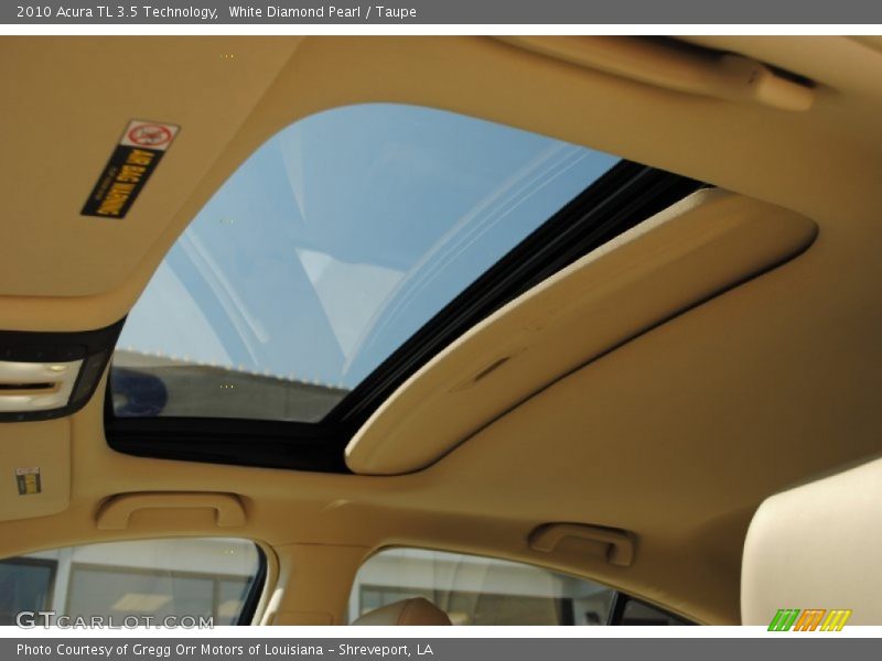 Sunroof of 2010 TL 3.5 Technology