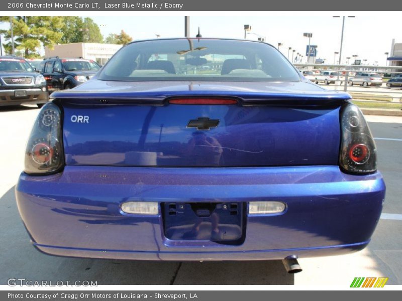 Laser Blue Metallic / Ebony 2006 Chevrolet Monte Carlo LT