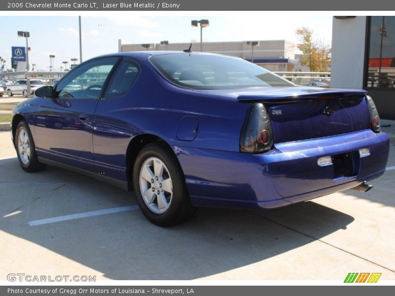 Laser Blue Metallic / Ebony 2006 Chevrolet Monte Carlo LT