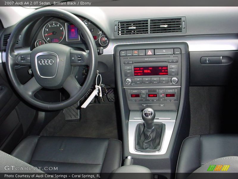 Brilliant Black / Ebony 2007 Audi A4 2.0T Sedan
