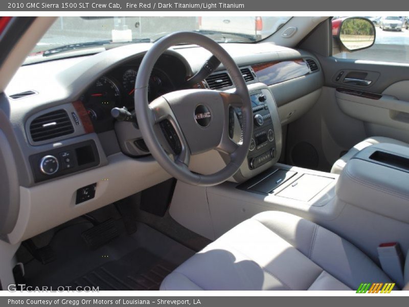  2010 Sierra 1500 SLT Crew Cab Dark Titanium/Light Titanium Interior