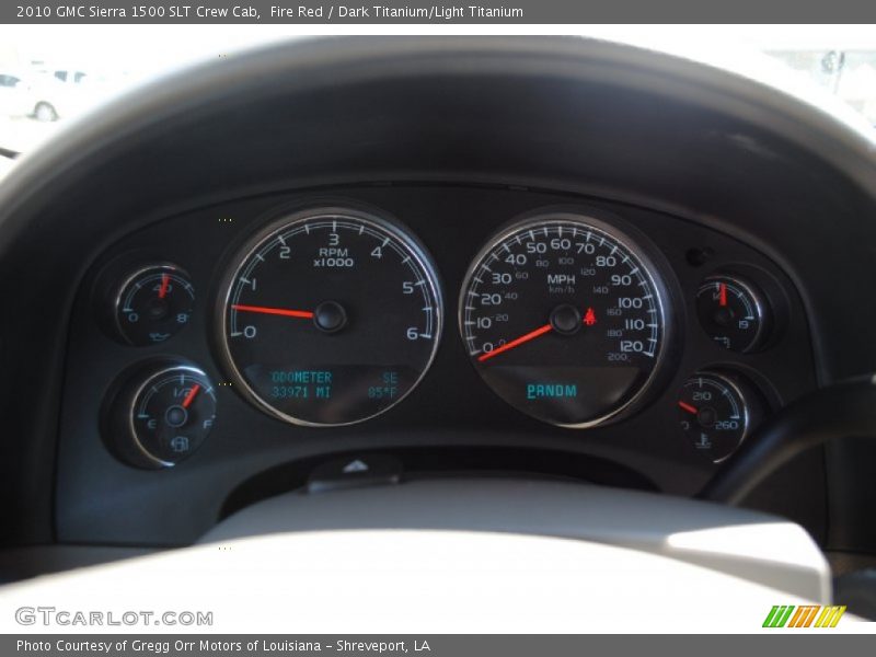  2010 Sierra 1500 SLT Crew Cab SLT Crew Cab Gauges