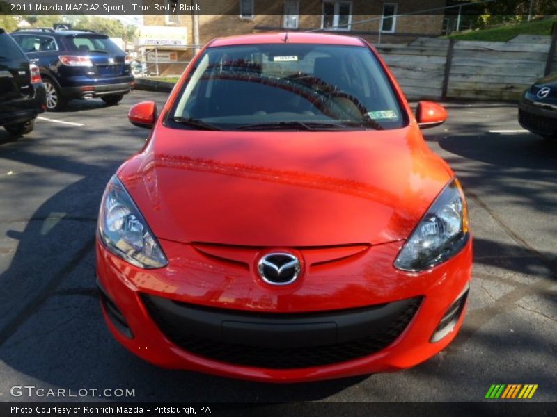 True Red / Black 2011 Mazda MAZDA2 Sport