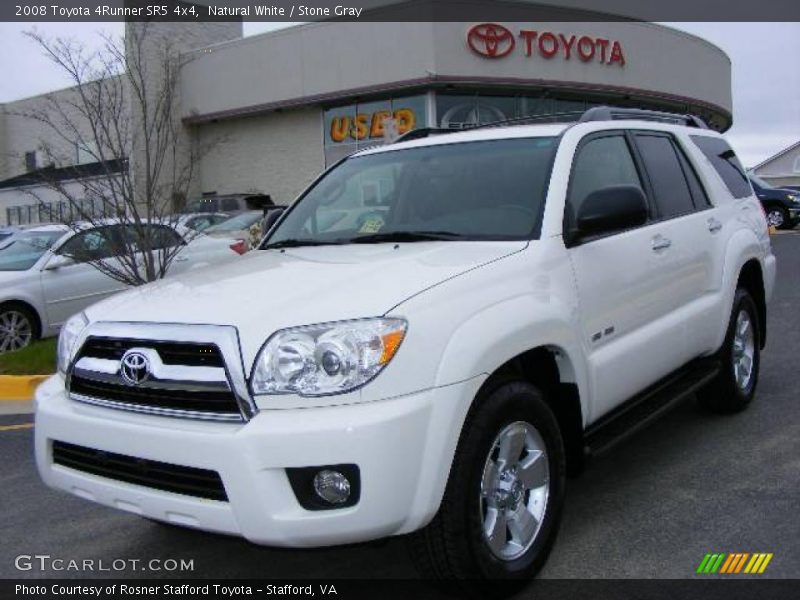Natural White / Stone Gray 2008 Toyota 4Runner SR5 4x4