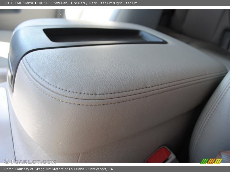 Fire Red / Dark Titanium/Light Titanium 2010 GMC Sierra 1500 SLT Crew Cab