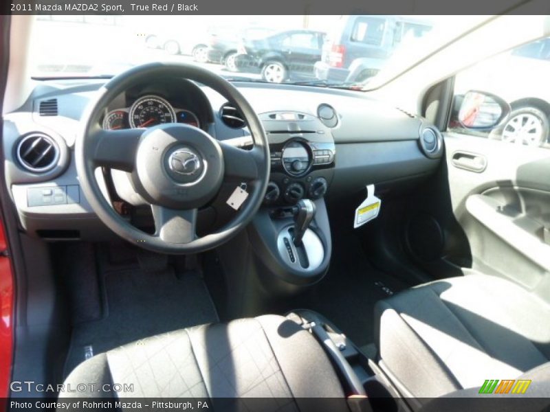 True Red / Black 2011 Mazda MAZDA2 Sport