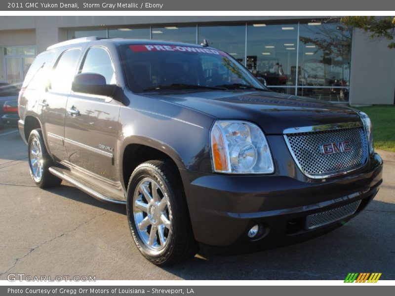 Storm Gray Metallic / Ebony 2011 GMC Yukon Denali