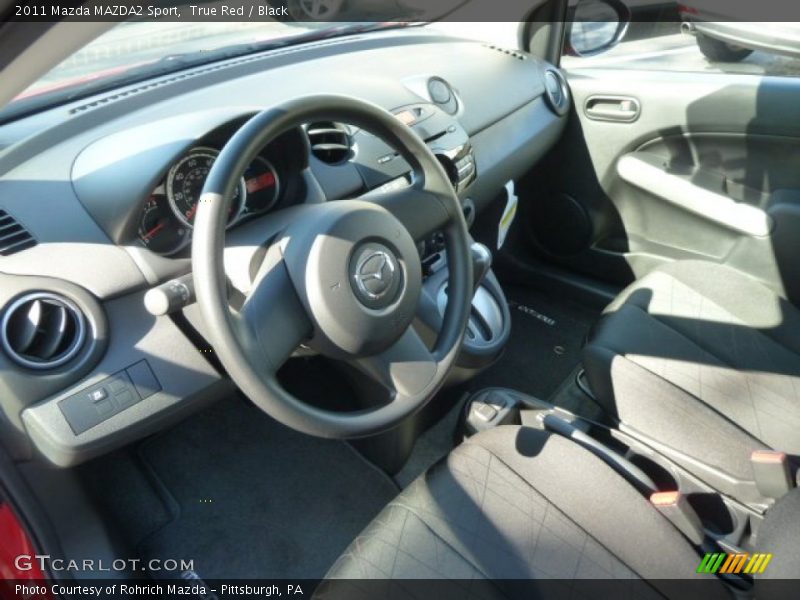 True Red / Black 2011 Mazda MAZDA2 Sport