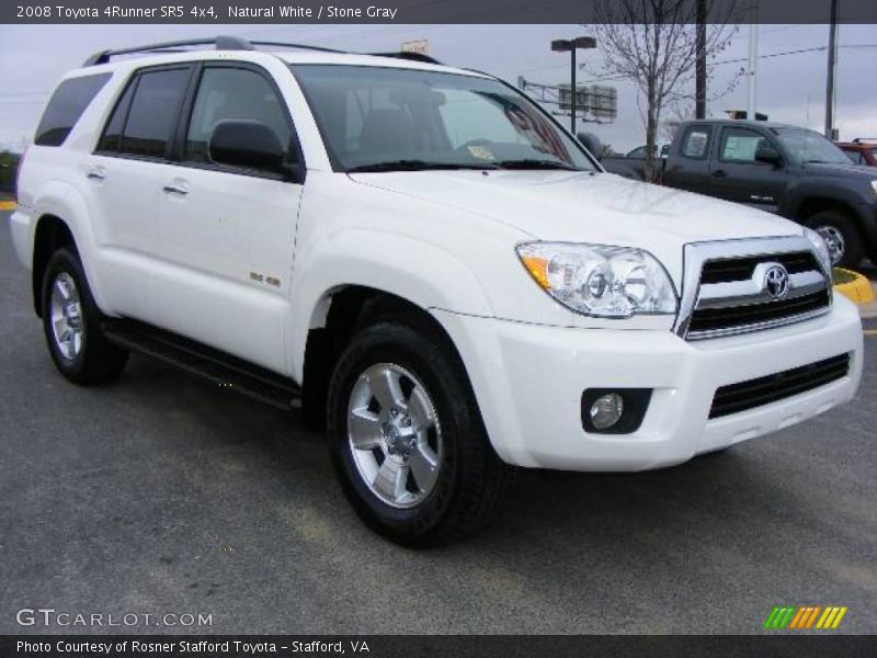 Natural White / Stone Gray 2008 Toyota 4Runner SR5 4x4
