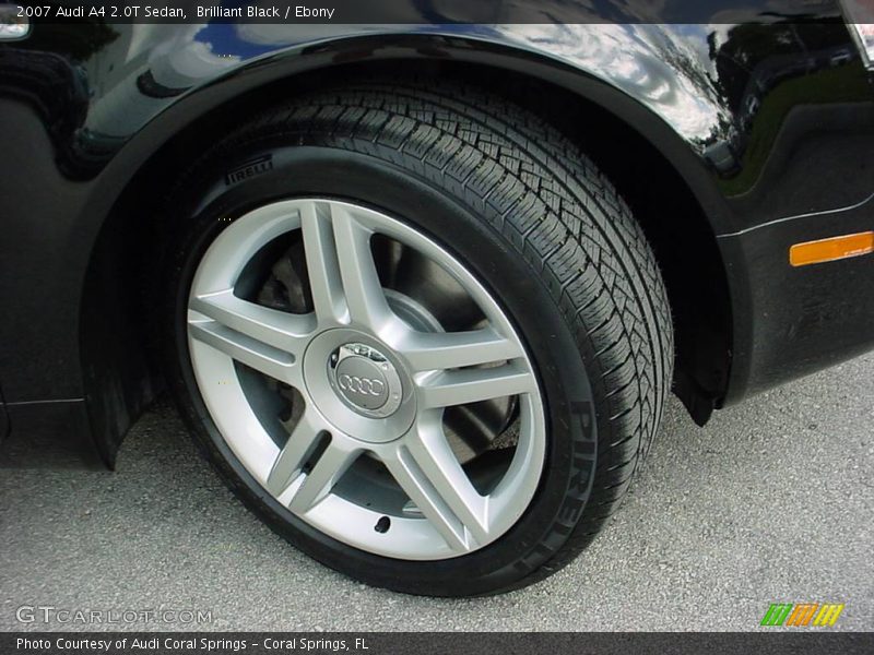 Brilliant Black / Ebony 2007 Audi A4 2.0T Sedan