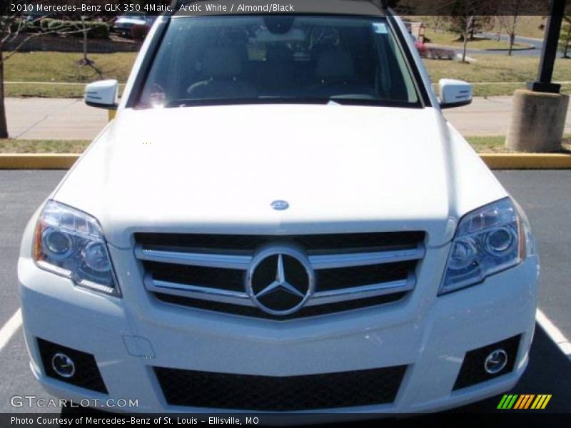 Arctic White / Almond/Black 2010 Mercedes-Benz GLK 350 4Matic