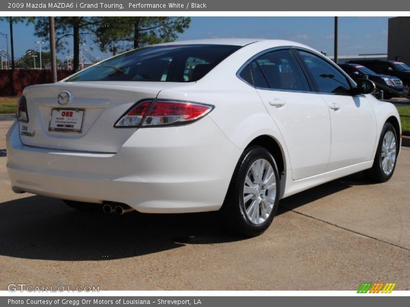 Performance White / Black 2009 Mazda MAZDA6 i Grand Touring