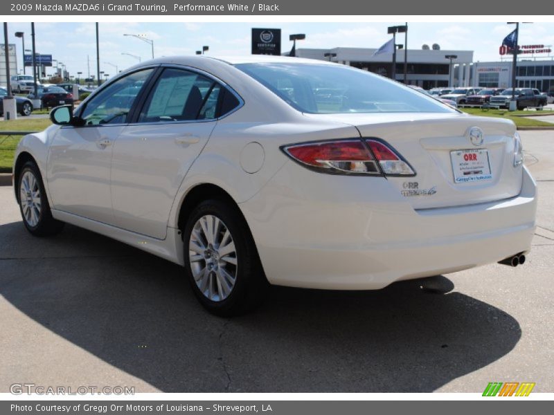 Performance White / Black 2009 Mazda MAZDA6 i Grand Touring