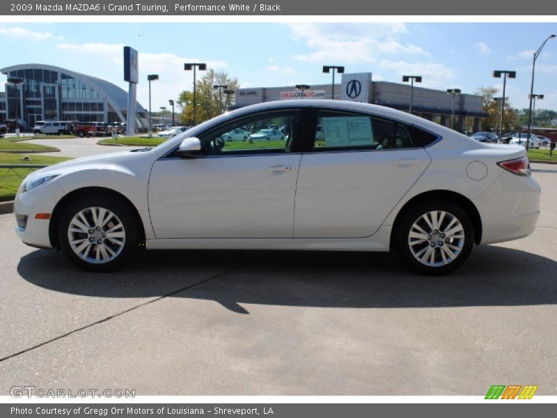 Performance White / Black 2009 Mazda MAZDA6 i Grand Touring