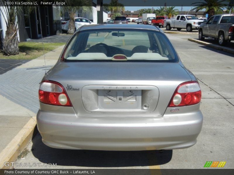 Pewter / Beige 2000 Kia Sephia LS