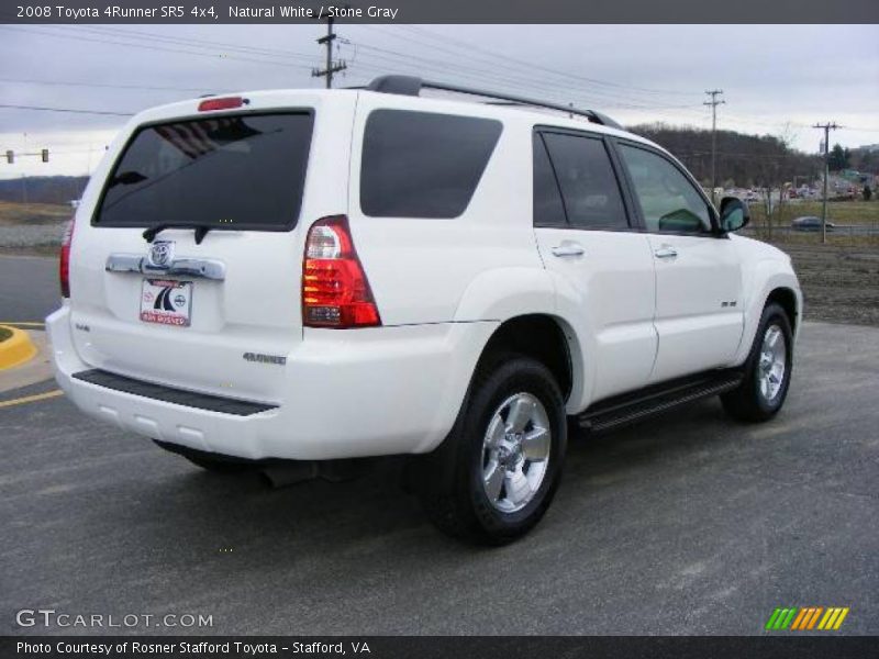 Natural White / Stone Gray 2008 Toyota 4Runner SR5 4x4