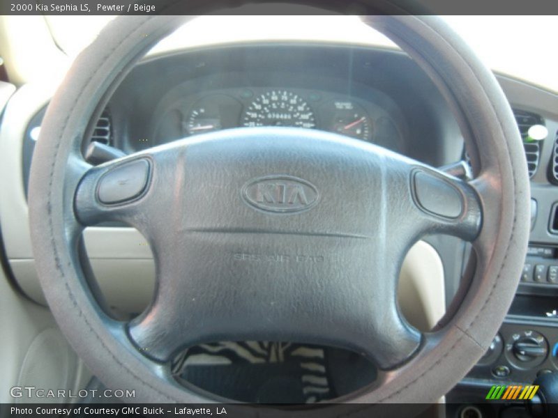 Pewter / Beige 2000 Kia Sephia LS