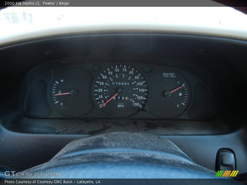 Pewter / Beige 2000 Kia Sephia LS