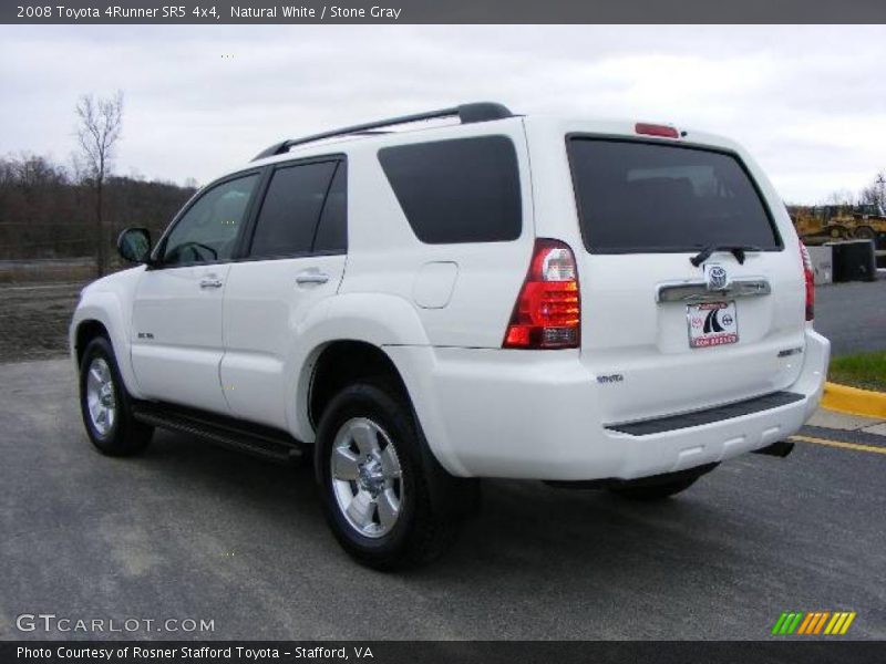 Natural White / Stone Gray 2008 Toyota 4Runner SR5 4x4