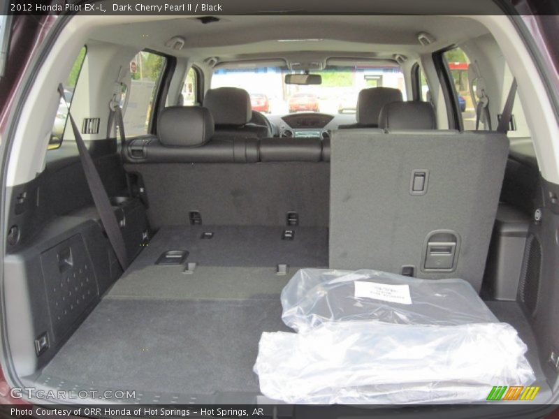 Dark Cherry Pearl II / Black 2012 Honda Pilot EX-L