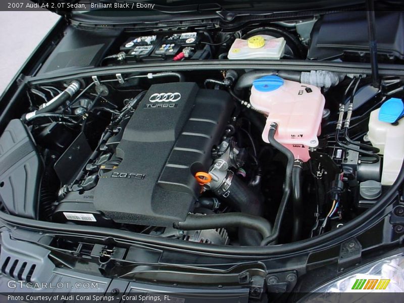 Brilliant Black / Ebony 2007 Audi A4 2.0T Sedan