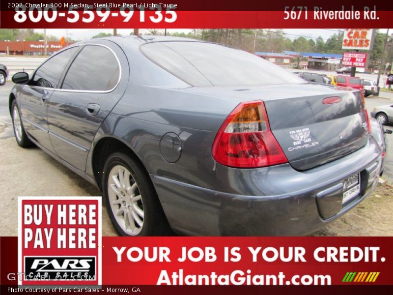 Steel Blue Pearl / Light Taupe 2002 Chrysler 300 M Sedan